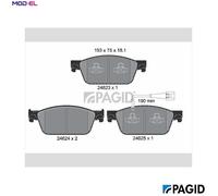 BRAKE PAD SET DISC BRAKE T1919N FOR VW CALIFORNIA/T5/Camper/T6 TRANSPORTER/Bus
