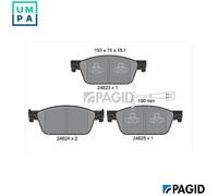 PAGID T1919N Brake pad set