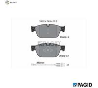 PAGID T1932N Brake pad set