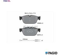 PAGID T1932N Brake pad set