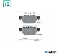 PAGID T1932N Brake pad set