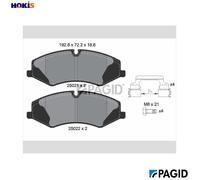 PAGID T1934N Brake pad set