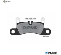 PAGID T1940N Brake pad set