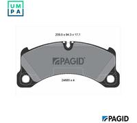 PAGID T1941N Brake pad set