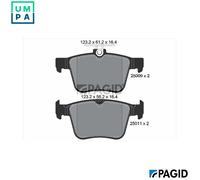 BRAKE PAD SET DISC BRAKE T1977N FOR SKODA VW ATLAS GOLF/VII ARTEON/SHOOTING 2.0L