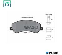 PAGID T1990N Brake pad set