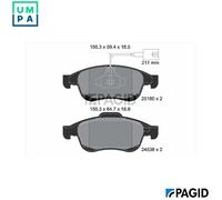 BRAKE PAD SET DISC BRAKE T2009N FOR ALFA ROMEO GIULIETTA/Hatchback/Van 1.4L 4cyl