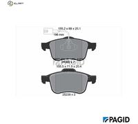 BRAKE PAD SET DISC BRAKE T2010N FOR ALFA ROMEO 55283099 940B4.000/A4.000 2.0L