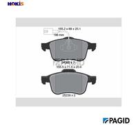 BRAKE PAD SET DISC BRAKE T2010N FOR ALFA ROMEO 55283099 940B4.000/A4.000 2.0L