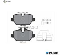 BRAKE PAD SET DISC BRAKE T2027N FOR MINI N47 C20 A 2.0L N47C16A N16B16A 1.6L
