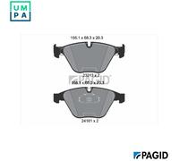 PAGID T2029N Brake pad set