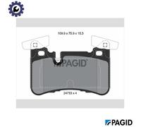 PAGID T2043N Brake pad set