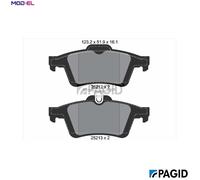 BRAKE PAD SET DISC BRAKE T2050N FOR FORD GRAND/C-MAX/TOURNEO/CONNECT/V408/MPV
