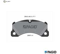 BRAKE PAD SET DISC BRAKE T2056N FOR VW AUDI BENTLEY PORSCHE TAYCAN/Turismo 3.0L