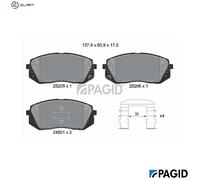 BRAKE PAD SET DISC BRAKE T2061N FOR HYUNDAI ix35/Van SONATA/VI KONA/SUV i40/CW