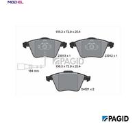 BRAKE PAD SET DISC BRAKE T2084N FOR VW GOLF/VI/Convertible SCIROCCO/III SEAT