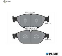 PAGID T2093N Brake pad set