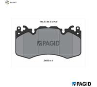PAGID T2113N Brake pad set