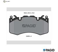 PAGID T2113N Brake pad set