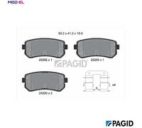PAGID T2138N Brake pad set