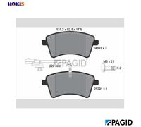 PAGID T2140N Brake pad set