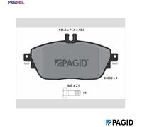 BRAKE PAD SET DISC BRAKE T2149N FOR INFINITI MERCEDES-BENZ GLA-CLASS 1.5L 4cyl