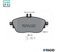 PAGID T2149N Brake pad set