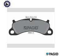 BRAKE PAD SET DISC BRAKE T2150N FOR PORSCHE 911/Targa/Convertible 3.0L 6cyl 911
