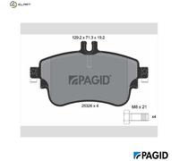 PAGID T2152N Brake pad set