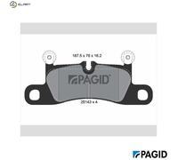 PAGID T2158N Brake pad set