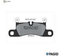 PAGID T2158N Brake pad set