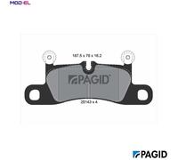 PAGID T2158N Brake pad set