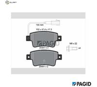 PAGID T2168N Brake pad set