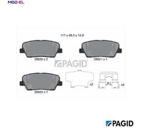 PAGID T2175N Brake pad set