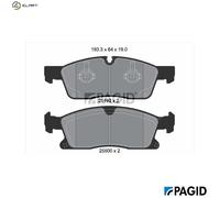 PAGID T2179N Brake pad set