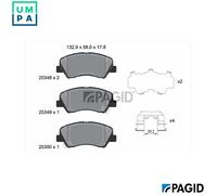 BRAKE PAD SET DISC BRAKE T2181N FOR HYUNDAI ACCENT/V/IV i20/III/ACTIVE KIA