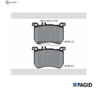PAGID T2188N Brake pad set