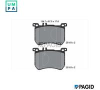PAGID T2188N Brake pad set