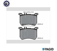 PAGID T2188N Brake pad set