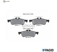 PAGID T2193N Brake pad set