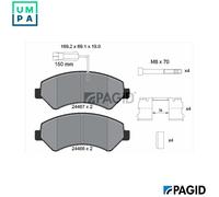 PAGID T2201N Brake pad set