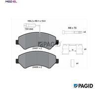 PAGID T2201N Brake pad set
