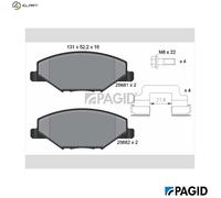 BRAKE PAD SET DISC BRAKE T2204N FOR SKODA FABIA/III/Praktik/Combi RAPID VW