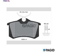 BRAKE PAD SET DISC BRAKE T2211N FOR RENAULT CLIO/III/Grandtour/Hatchback/Van