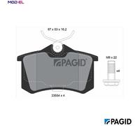 BRAKE PAD SET DISC BRAKE T2211N FOR RENAULT CLIO/III/Grandtour/Hatchback/Van