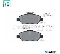 PAGID T2215N Brake pad set