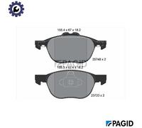 PAGID T2247N Brake pad set