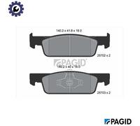 BRAKE PAD SET DISC BRAKE T2260N FOR RENAULT CLIO/IV/Hatchback/Van/Grandtour 0.9L