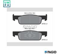 BRAKE PAD SET DISC BRAKE T2260N FOR RENAULT CLIO/IV/Hatchback/Van/Grandtour 0.9L