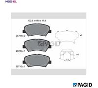 PAGID T2261N Brake pad set